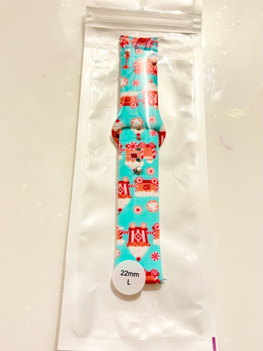 Fancy Bands Silicone
Smartwatch Strap Band 22mm
Blue/Red/White Universal